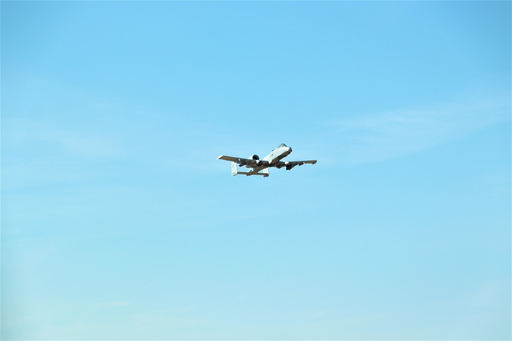 Air Force A-10s hold September 2023 training at Fort McCoy