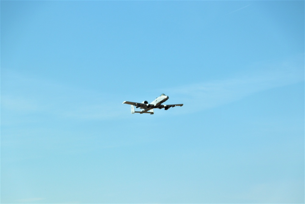 Air Force A-10s hold September 2023 training at Fort McCoy