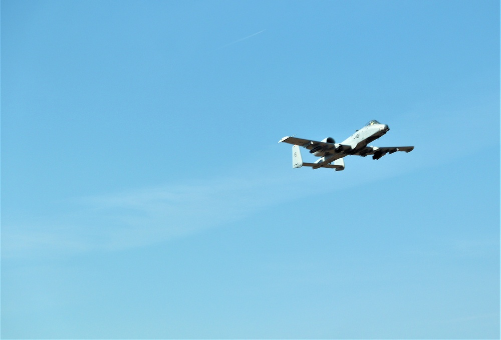 Air Force A-10s hold September 2023 training at Fort McCoy