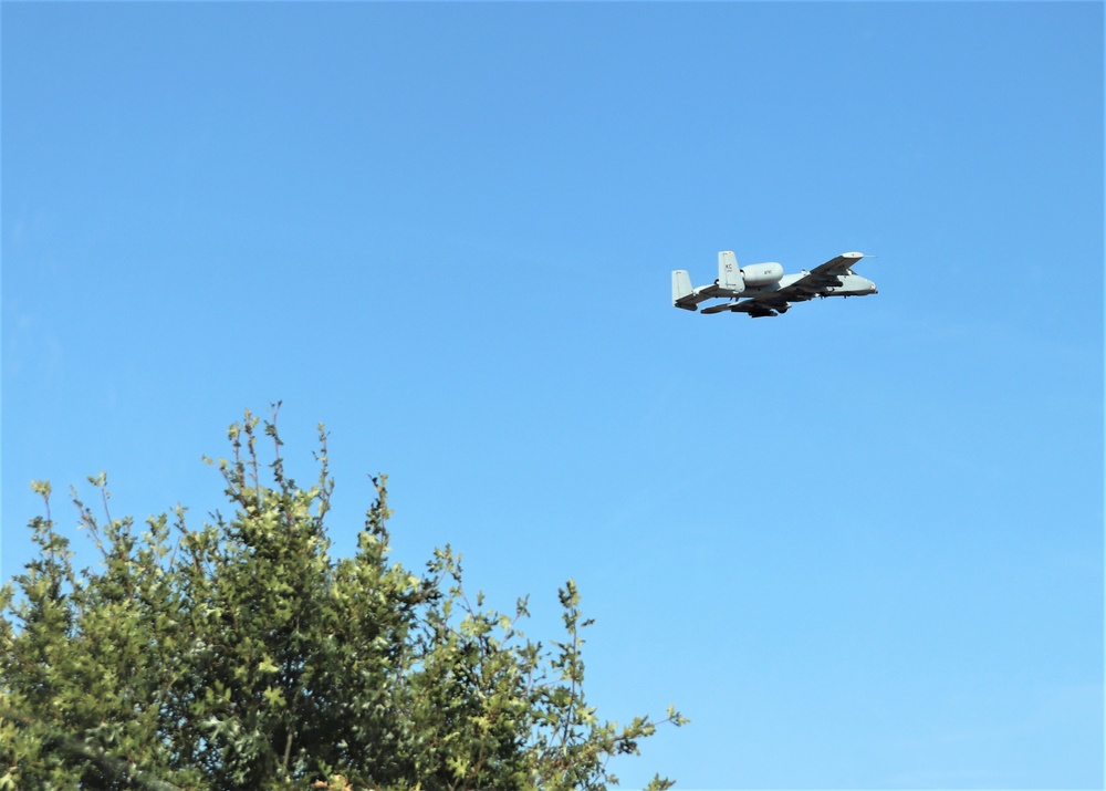 Air Force A-10s hold September 2023 training at Fort McCoy