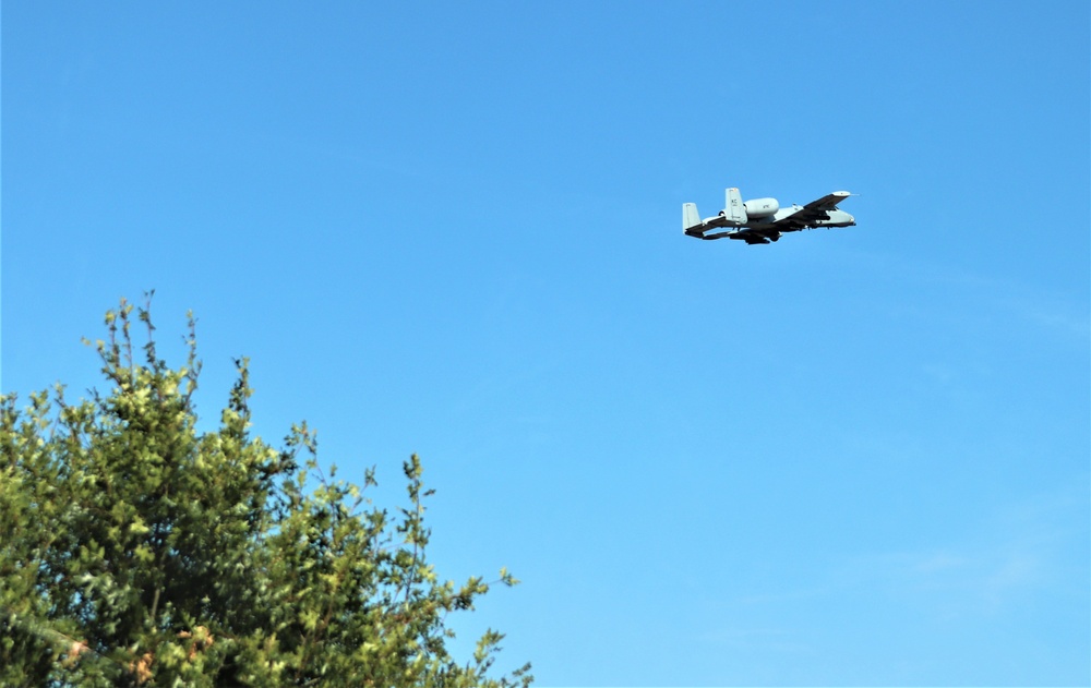 Air Force A-10s hold September 2023 training at Fort McCoy