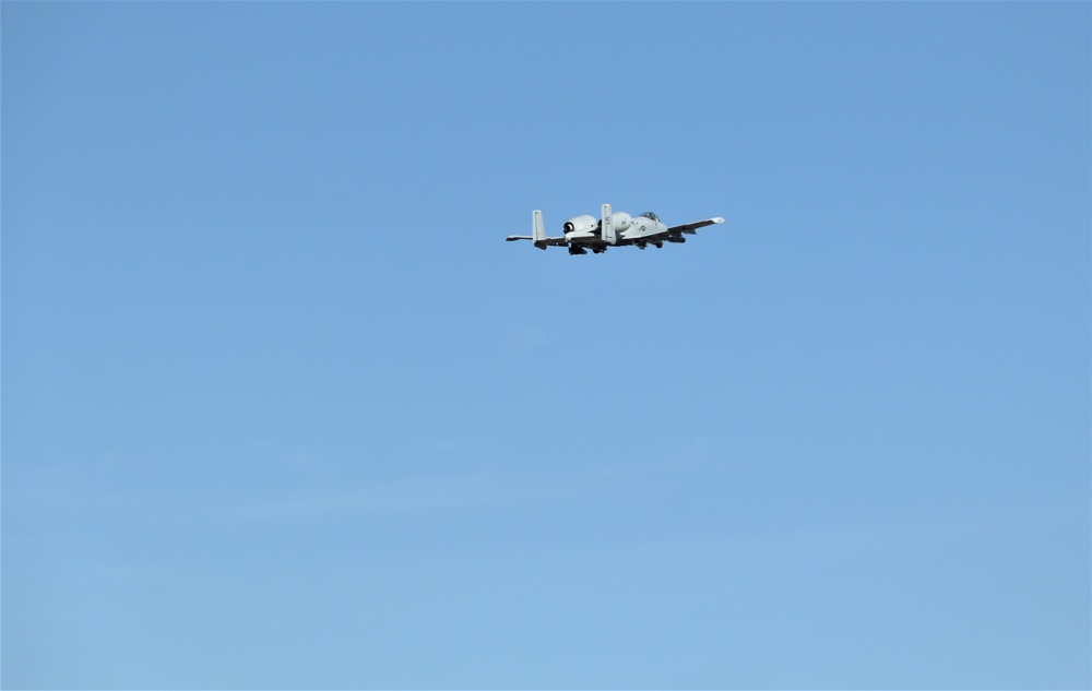 Air Force A-10s hold September 2023 training at Fort McCoy