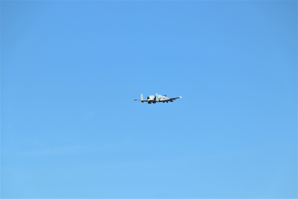 Air Force A-10s hold September 2023 training at Fort McCoy