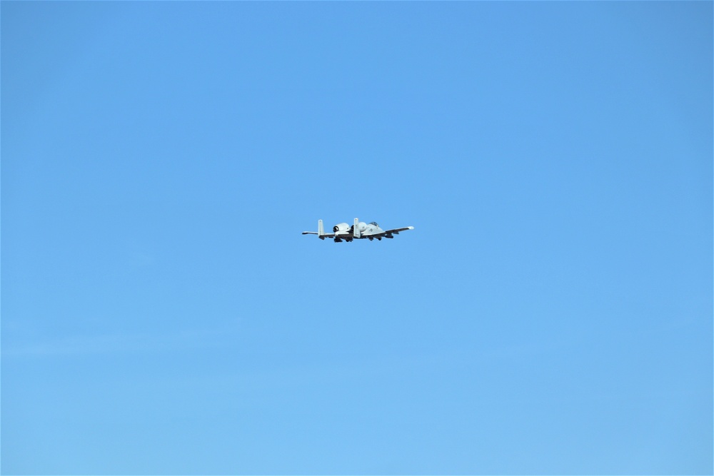 Air Force A-10s hold September 2023 training at Fort McCoy