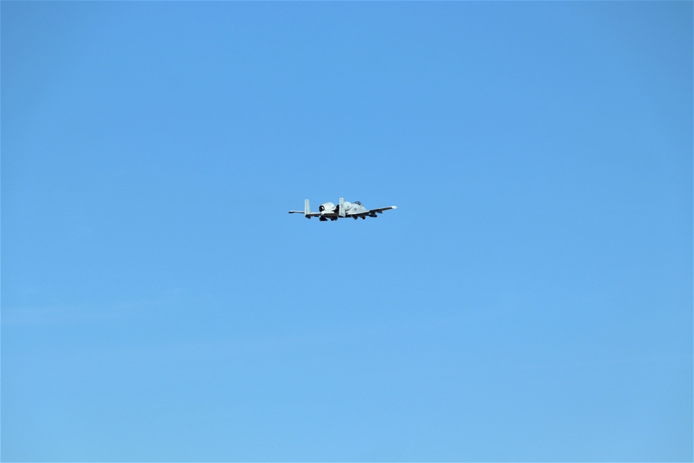 Air Force A-10s hold September 2023 training at Fort McCoy