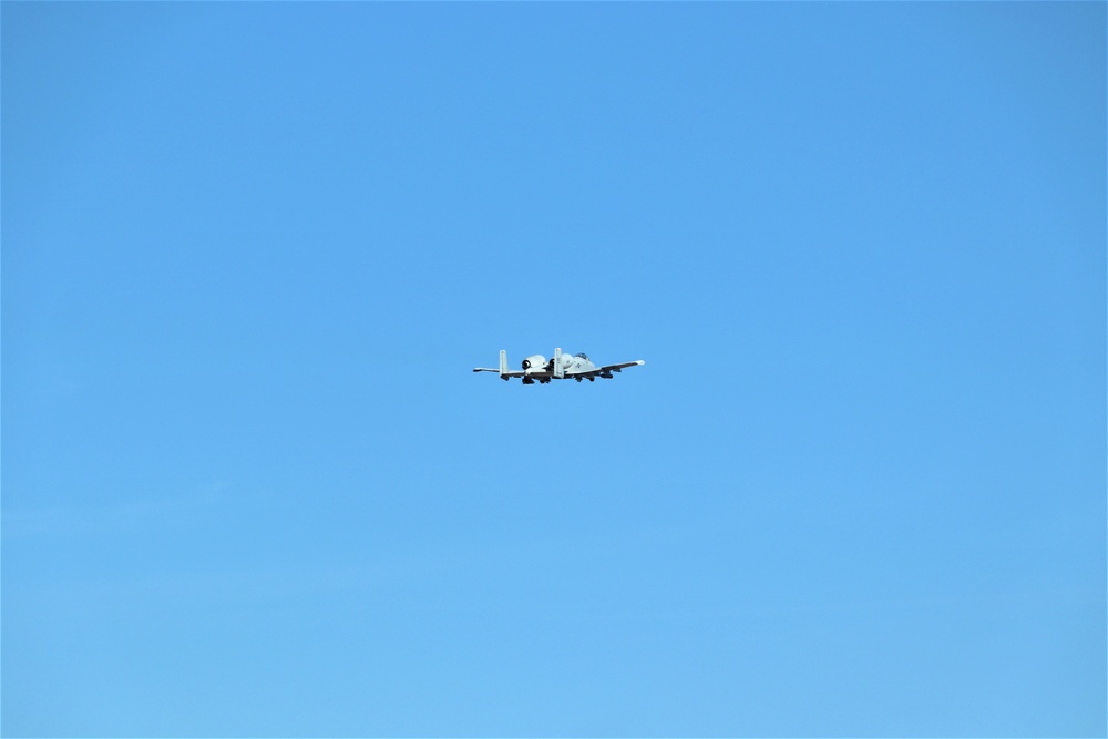 Air Force A-10s hold September 2023 training at Fort McCoy