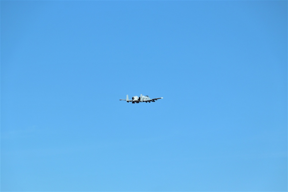 Air Force A-10s hold September 2023 training at Fort McCoy