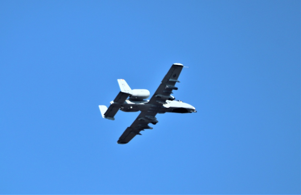 Air Force A-10s hold September 2023 training at Fort McCoy