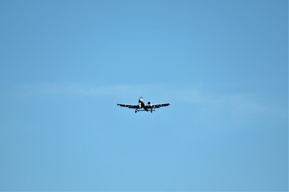 Air Force A-10s hold September 2023 training at Fort McCoy