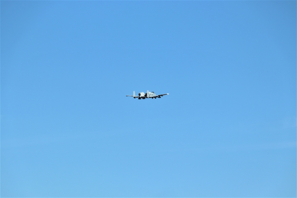 Air Force A-10s hold September 2023 training at Fort McCoy