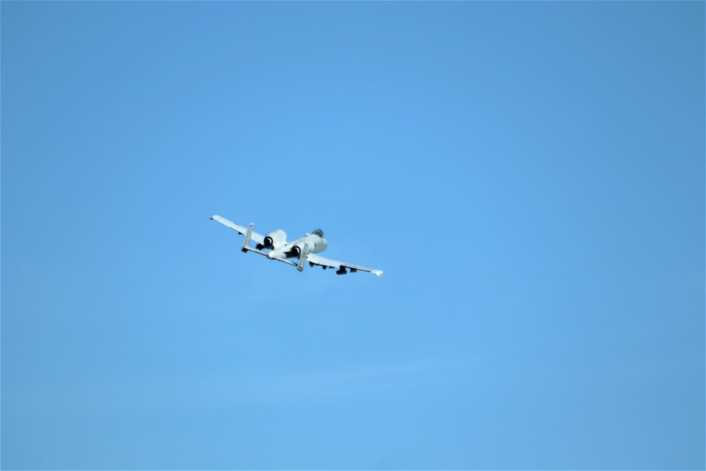 Air Force A-10s hold September 2023 training at Fort McCoy