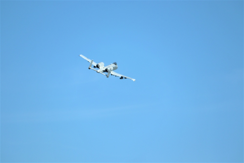 Air Force A-10s hold September 2023 training at Fort McCoy