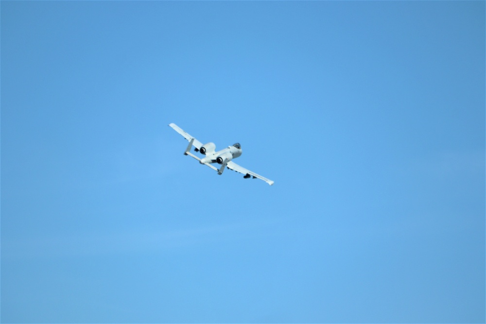 Air Force A-10s hold September 2023 training at Fort McCoy