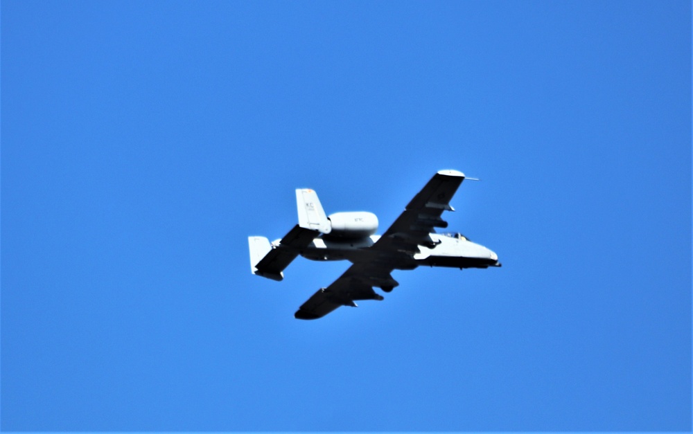 Air Force A-10s hold September 2023 training at Fort McCoy