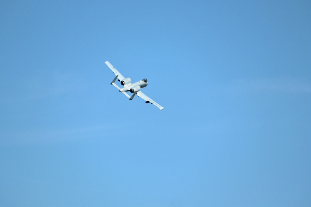 Air Force A-10s hold September 2023 training at Fort McCoy