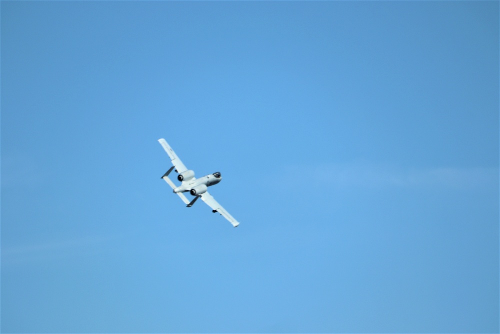 Air Force A-10s hold September 2023 training at Fort McCoy