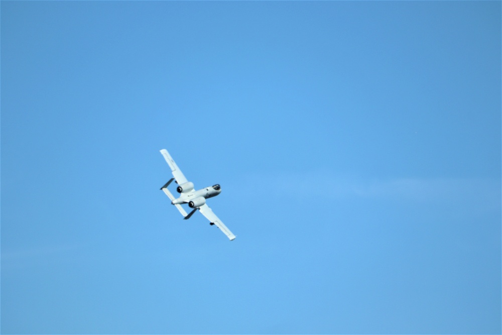 Air Force A-10s hold September 2023 training at Fort McCoy