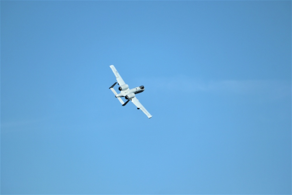 Air Force A-10s hold September 2023 training at Fort McCoy