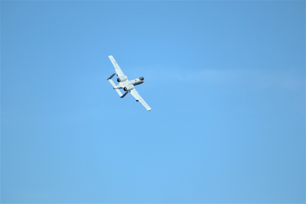 Air Force A-10s hold September 2023 training at Fort McCoy