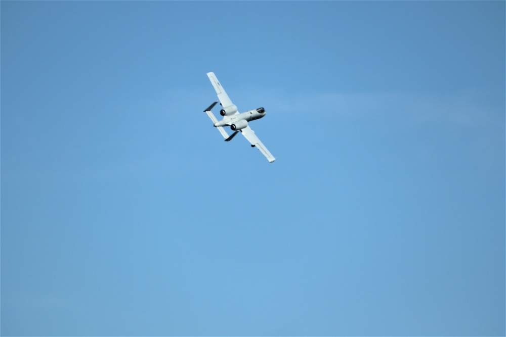 Air Force A-10s hold September 2023 training at Fort McCoy