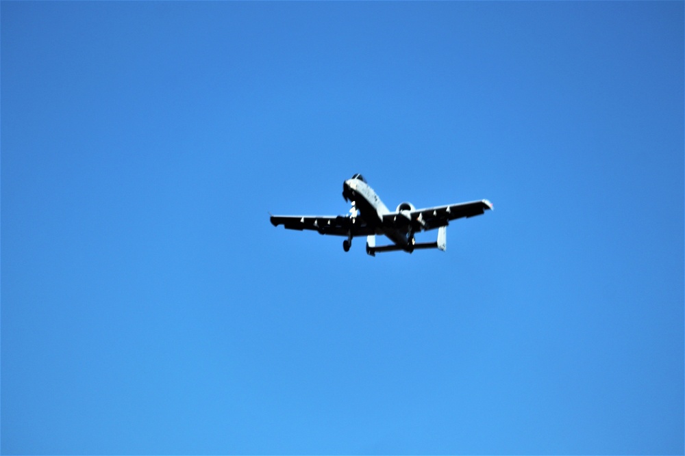 Air Force A-10s hold September 2023 training at Fort McCoy