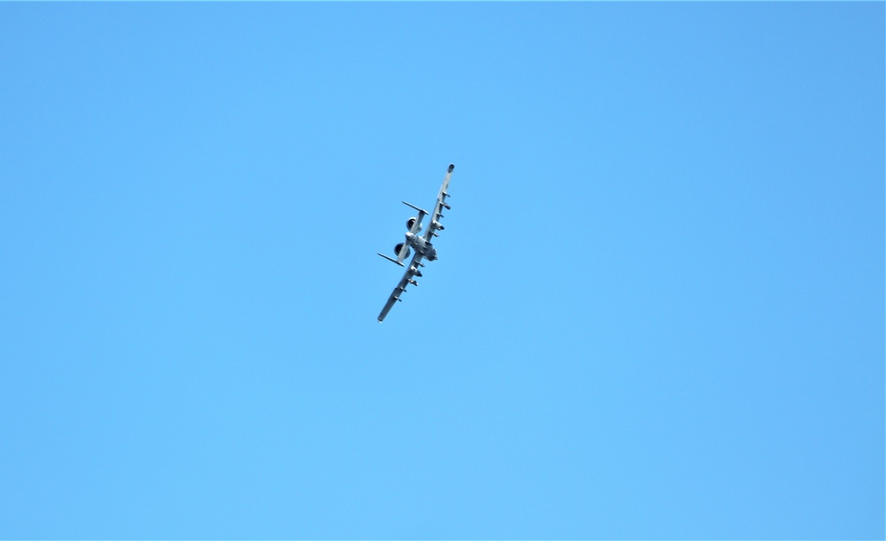 Air Force A-10s hold September 2023 training at Fort McCoy