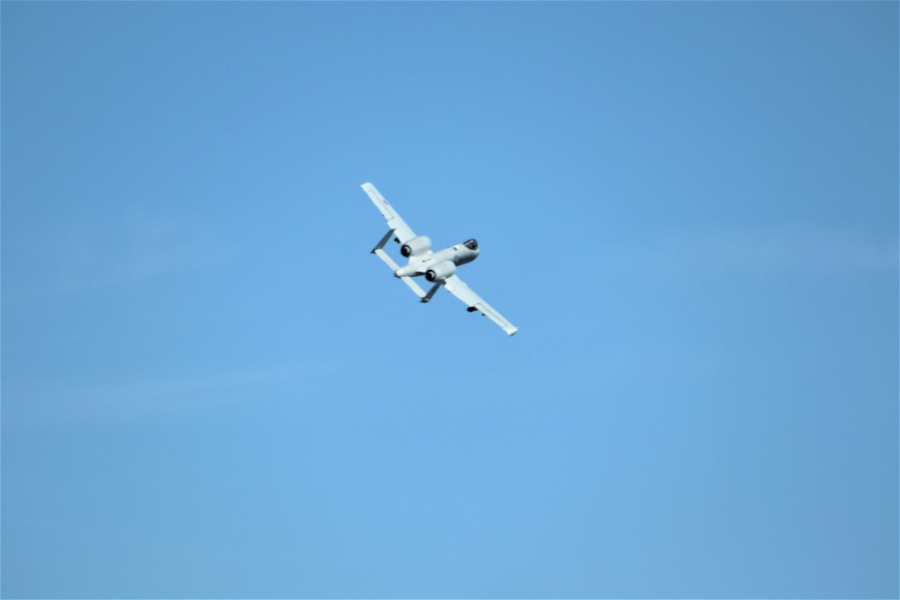 Air Force A-10s hold September 2023 training at Fort McCoy