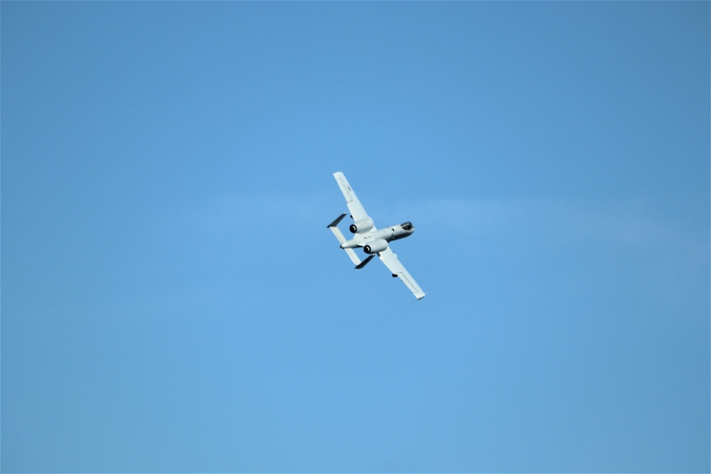 Air Force A-10s hold September 2023 training at Fort McCoy