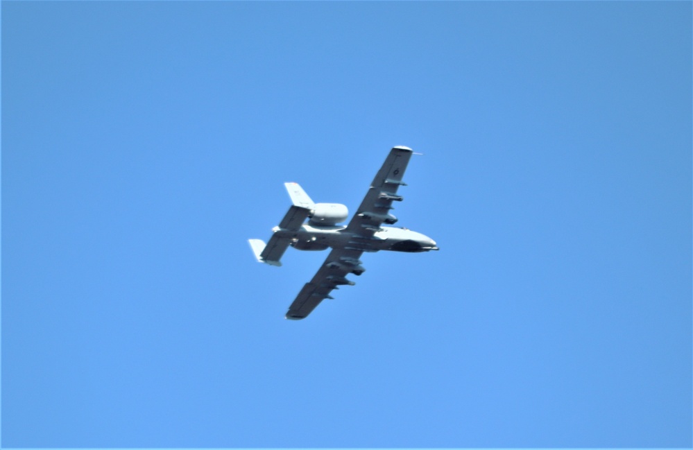 Air Force A-10s hold September 2023 training at Fort McCoy