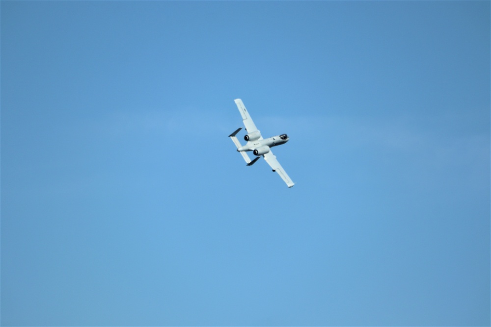 Air Force A-10s hold September 2023 training at Fort McCoy