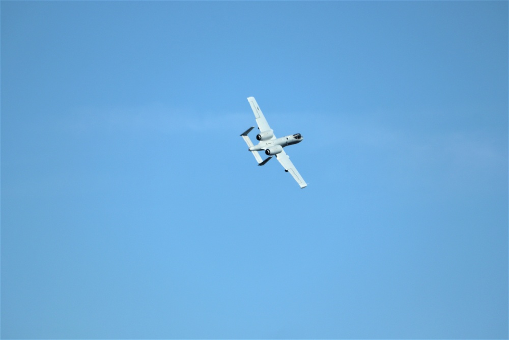 Air Force A-10s hold September 2023 training at Fort McCoy