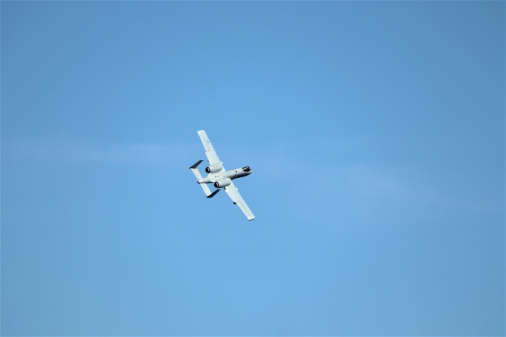 Air Force A-10s hold September 2023 training at Fort McCoy