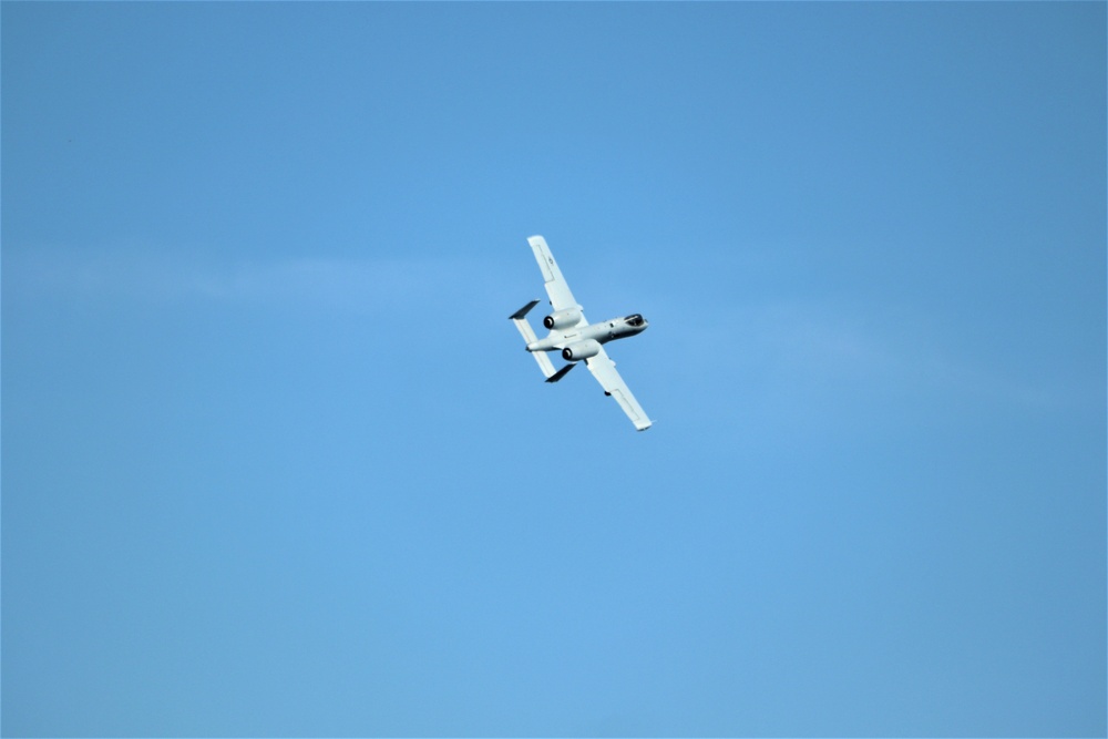 Air Force A-10s hold September 2023 training at Fort McCoy