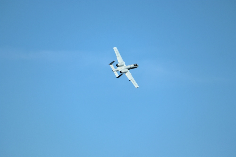 Air Force A-10s hold September 2023 training at Fort McCoy