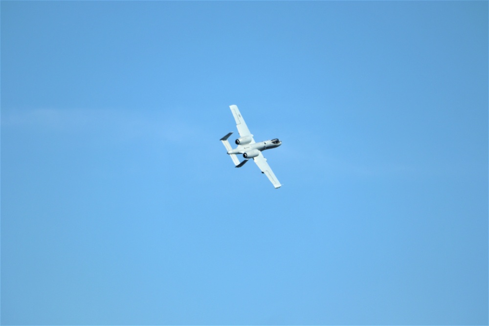 Air Force A-10s hold September 2023 training at Fort McCoy