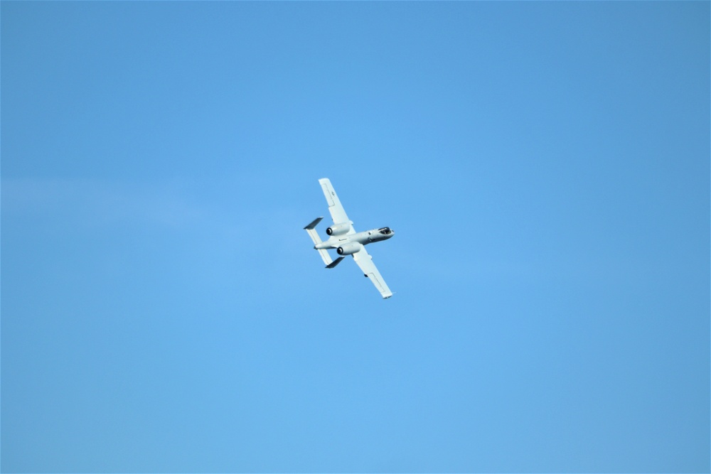 Air Force A-10s hold September 2023 training at Fort McCoy