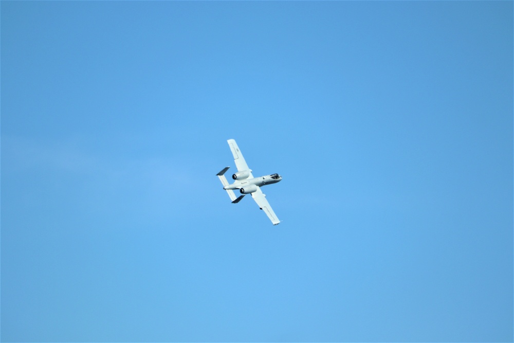 Air Force A-10s hold September 2023 training at Fort McCoy