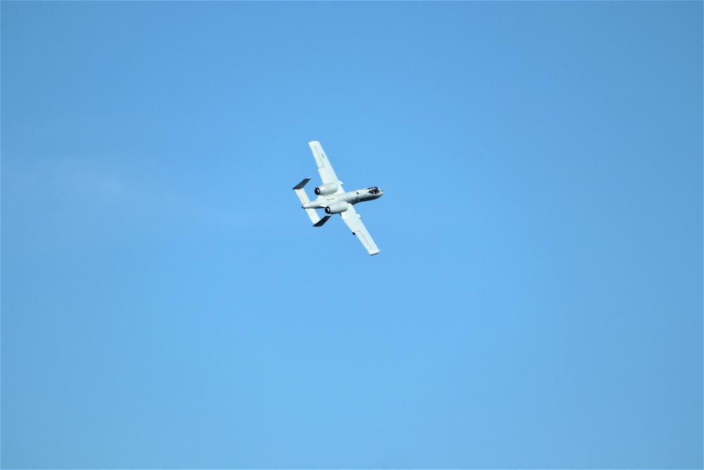 Air Force A-10s hold September 2023 training at Fort McCoy