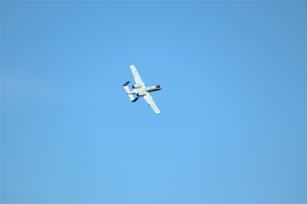 Air Force A-10s hold September 2023 training at Fort McCoy