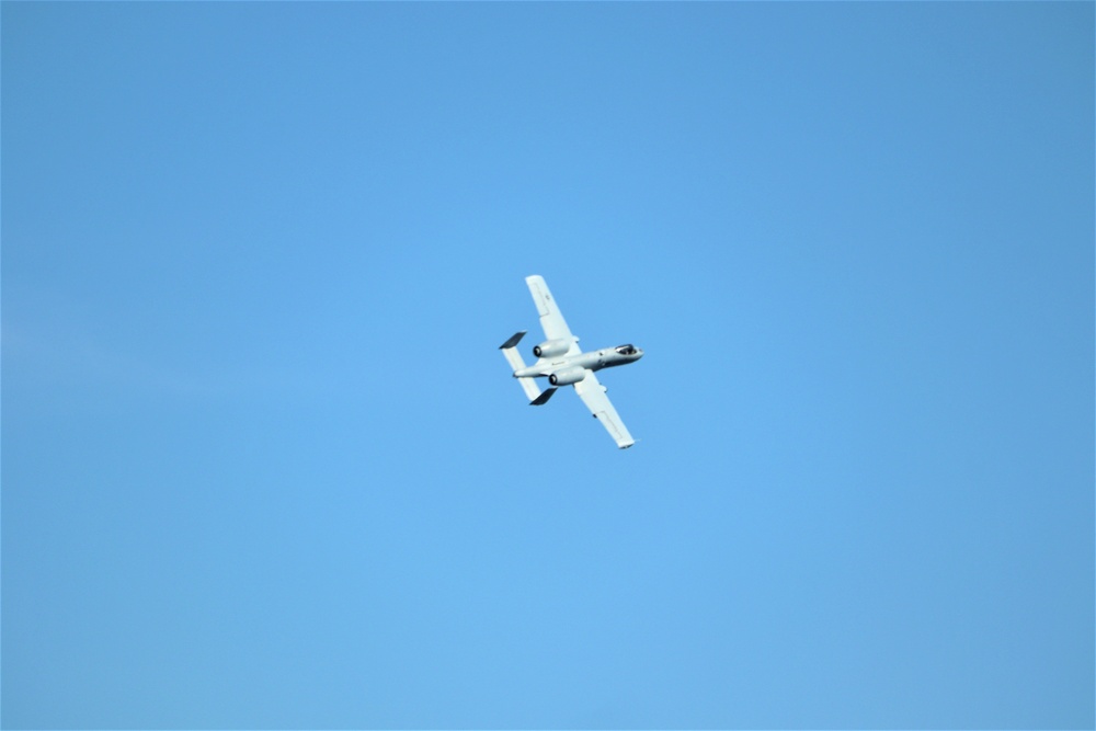 Air Force A-10s hold September 2023 training at Fort McCoy