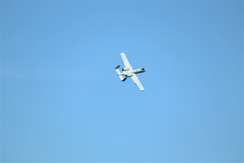 Air Force A-10s hold September 2023 training at Fort McCoy