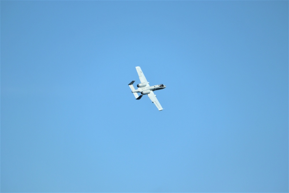 Air Force A-10s hold September 2023 training at Fort McCoy