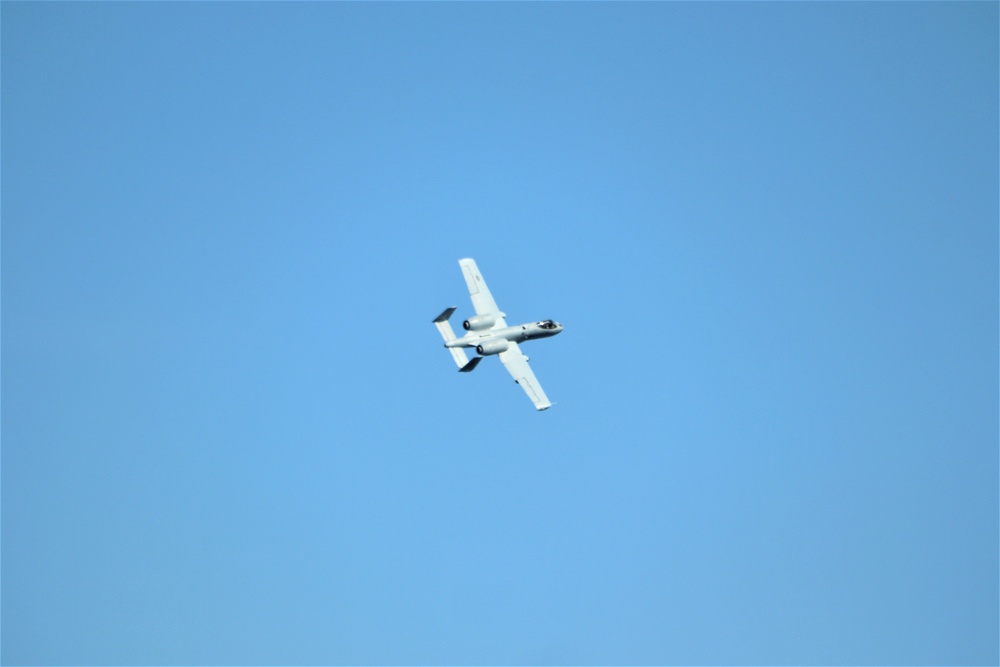 Air Force A-10s hold September 2023 training at Fort McCoy