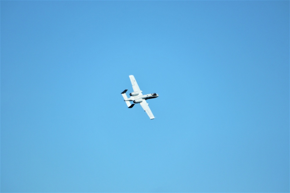 Air Force A-10s hold September 2023 training at Fort McCoy