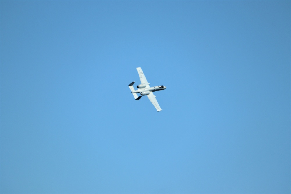 Air Force A-10s hold September 2023 training at Fort McCoy