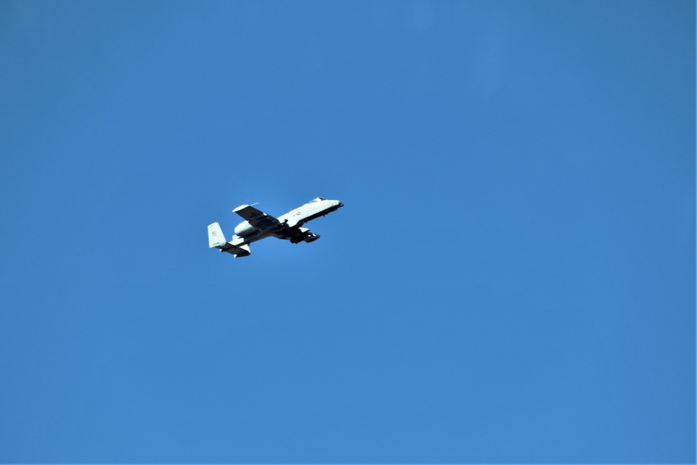 Air Force A-10s hold September 2023 training at Fort McCoy