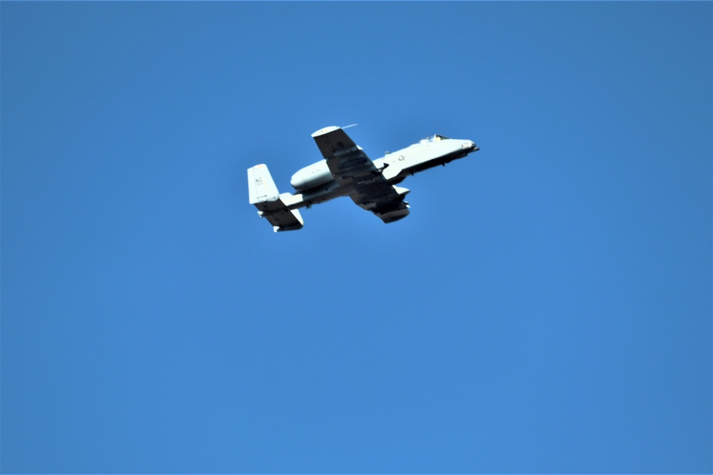 Air Force A-10s hold September 2023 training at Fort McCoy