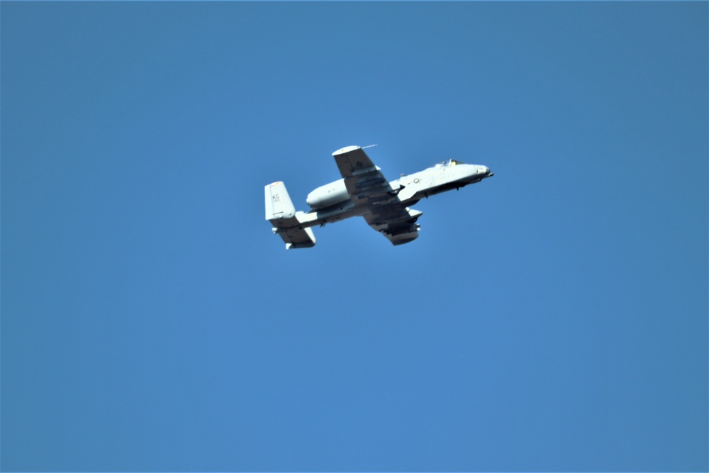 Air Force A-10s hold September 2023 training at Fort McCoy