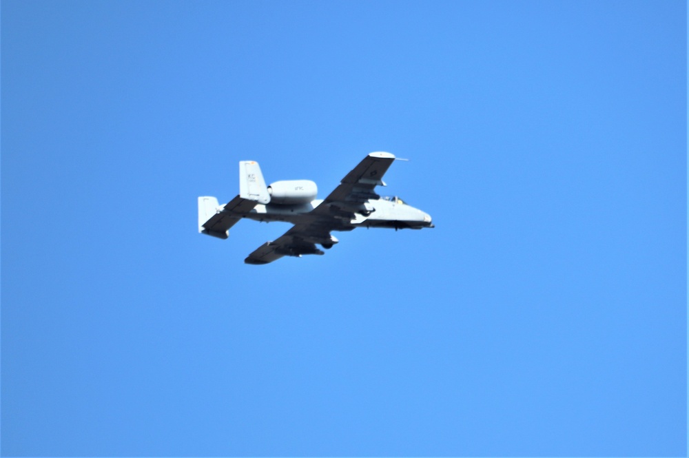 Air Force A-10s hold September 2023 training at Fort McCoy