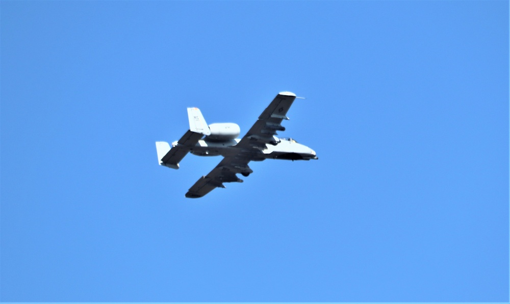 Air Force A-10s hold September 2023 training at Fort McCoy